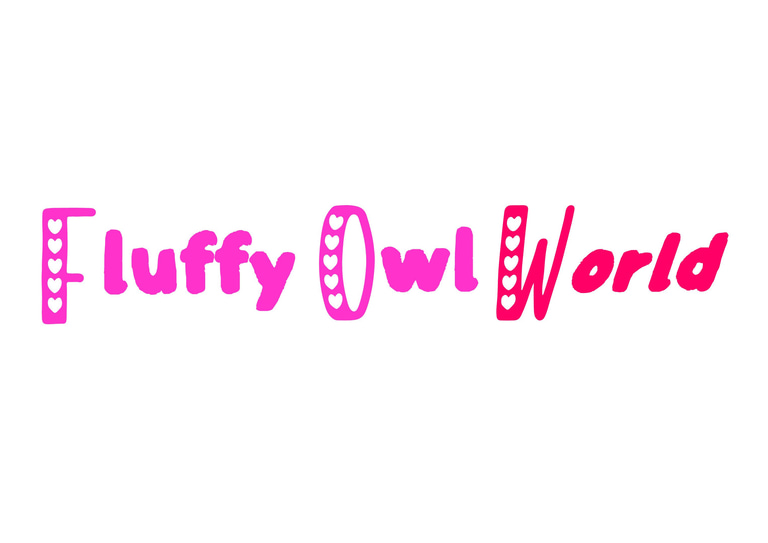 Fluffy Owl World, African inspired concept and vintage shop logo