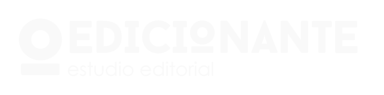 Edicionante Servicio Editorial, diseño editorial, edición de libro logo