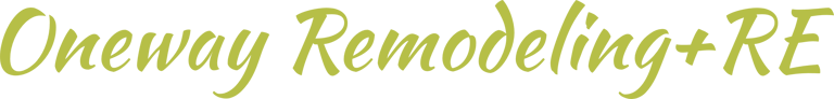 Oneway Remodeling + RE LLC logo