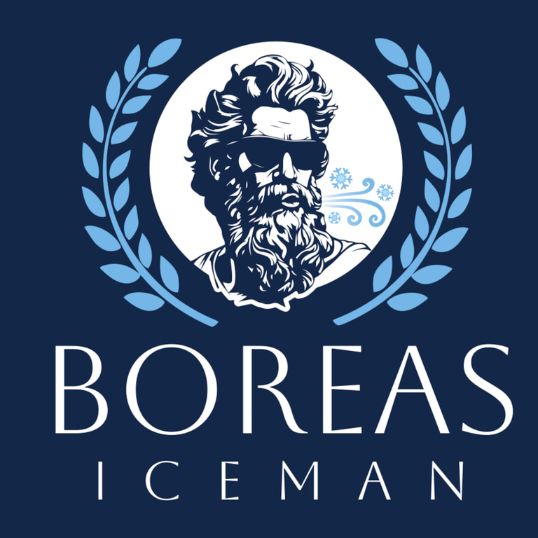 Boreas Iceman is the #1 B2B Ice & Water Vending Solution logo