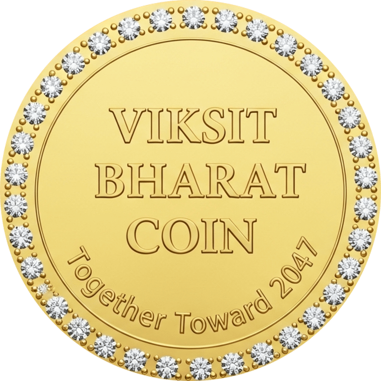 Viksit Bharat Coin logo