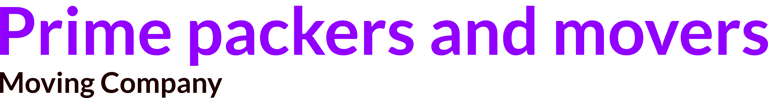 Prime packers and movers logo