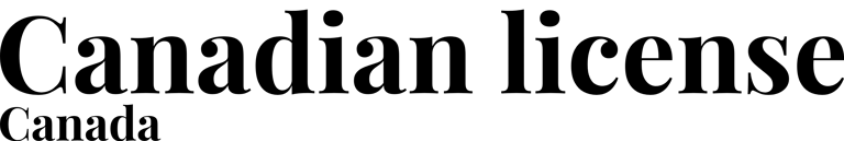 Canadian Licence logo