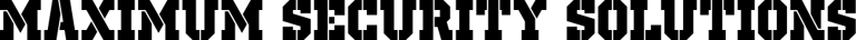 Maximum Security logo