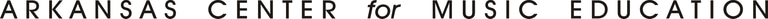 Arkansas Center for Music Education logo