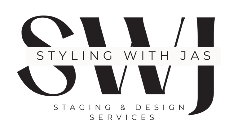Staging, home stage, real estate, Jasmine Santana, interior design, Seattle, Styling with Jas logo