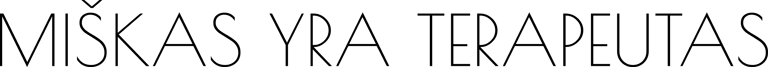 Miškas yra terapeutas / Forest is a Therapist logo