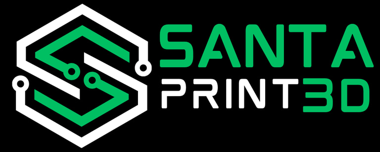 Santa Print 3D logo