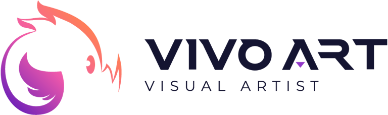 VIVO ART visual artist logo