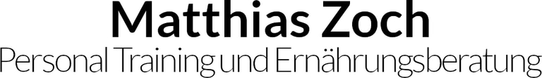 Matthias Zoch Personal Training  logo
