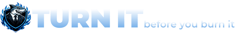 Turn It Before You Burn It logo