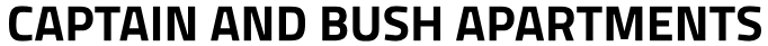 CAPTAIN AND BUSH APARTMENTS logo