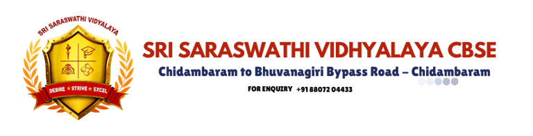 Sri saraswathi Vidhyalaya CBSE School Chidambaram logo