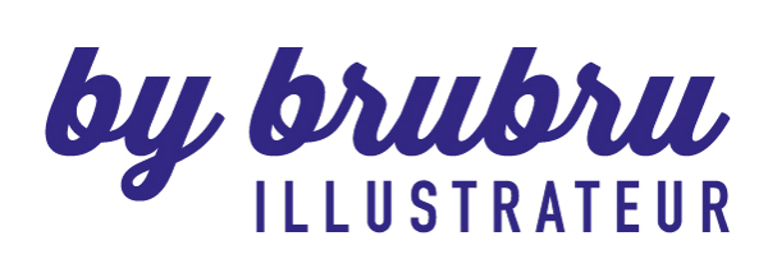 BRUBRU ILLUSTRATEUR logo