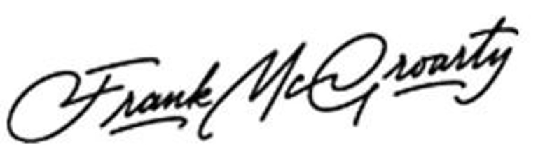 Frank McGroarty: Author and Broadcaster logo