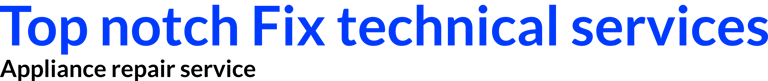 Top notch Fix technical services logo