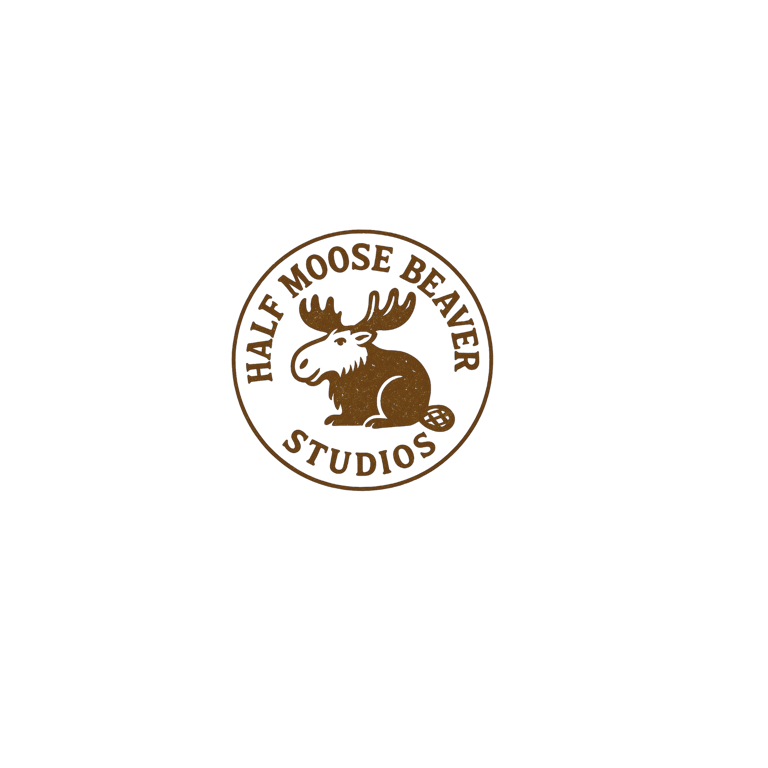 Half Moose Beaver Studios logo