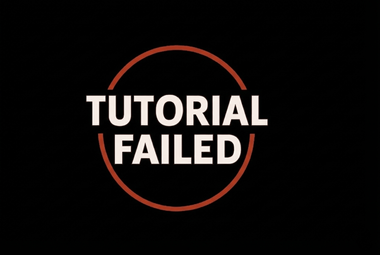 Tutorial Failed logo