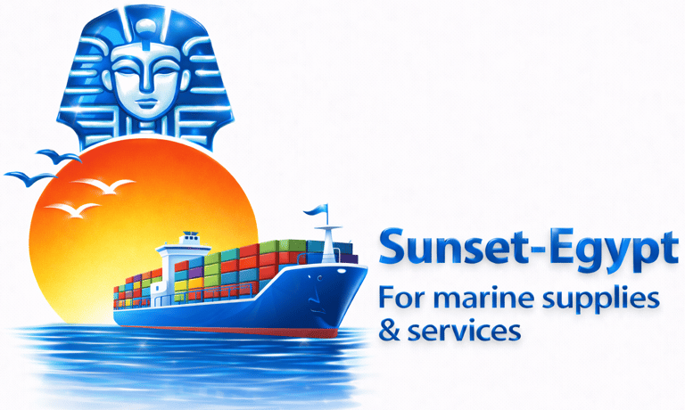 Sunset-Egypt for marine supplies & services logo