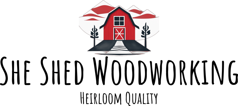 She Shed Woodworking logo