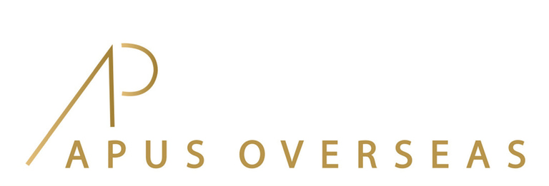 APUS OVERSEAS logo