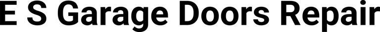 E S Garage Doors logo