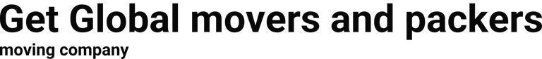 Get Global movers and packers logo