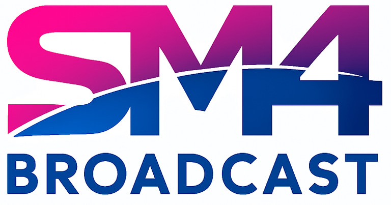 SM4 BROADCAST logo