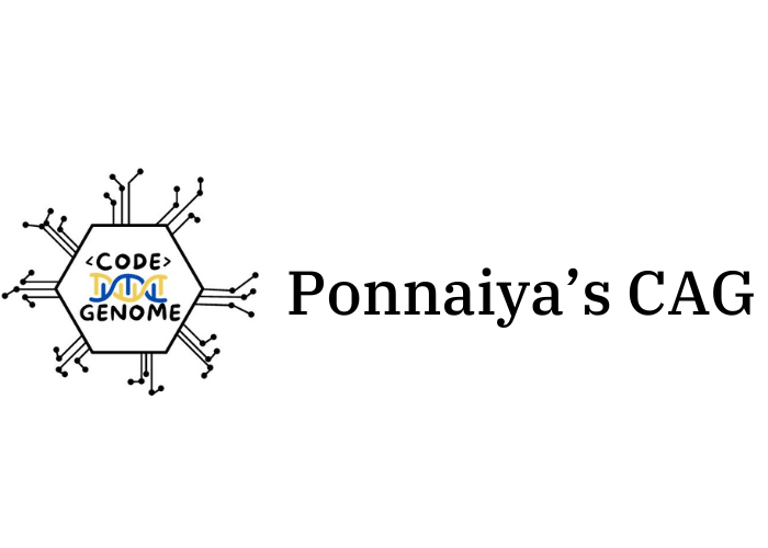 PONNAIYA'S CODE AND GENOME PVT LTD logo