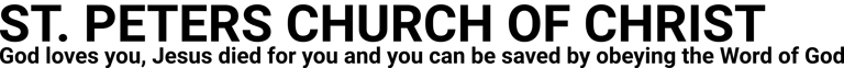 St. Peters Church of Christ logo