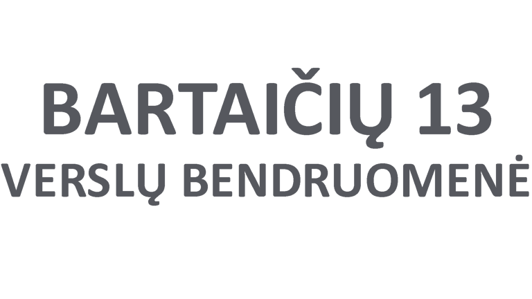 Bartaičių 13 logo
