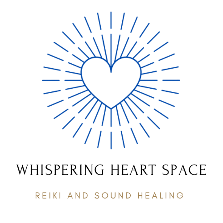 Whispering Heart Space, reiki healing, sound healing logo