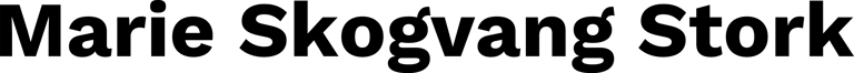 Marie Skogvang Stork logo