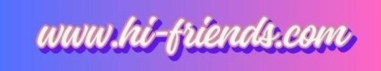 Hi-friends stationery logo