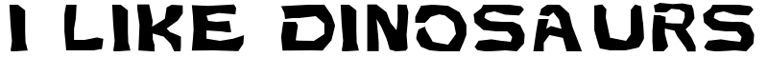 I Like Dinosaurs logo