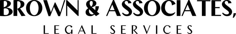 Brown & Associates, Legal Services logo