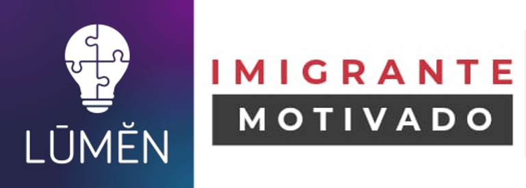 Lumen e Imigrante Motivado logo
