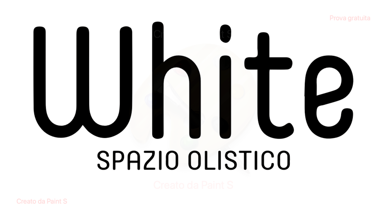 White Spazio Olistico logo