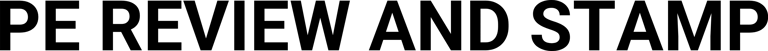 Professional Engineer (P.E.) Review, Signing, Drawings & Stamp/Seal Services - QA/QC Nationwide logo