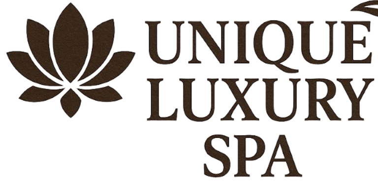 Unique luxury spa logo