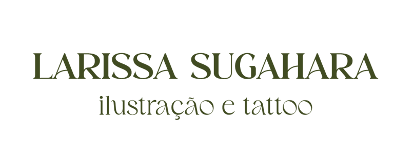Larissa Sugahara ✽ Ilustração e Tattoo logo