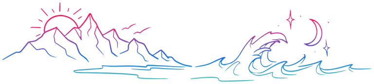 Mountains to Waves Travel logo
