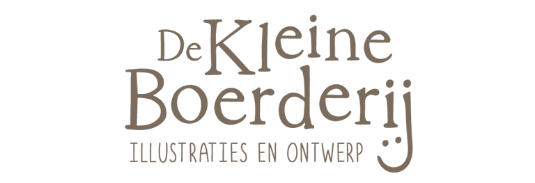 De Kleine Boerderij Illustraties & Ontwerp logo