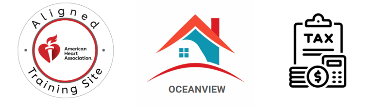 Wilson's Training Center, Oceanview Affordable Homes Realty, Wilson's Tax Services logo