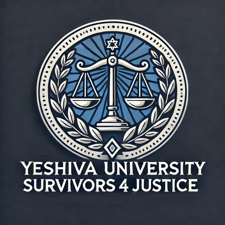 Yeshiva University Survivors ForJustice logo