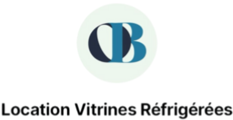OB location de vitrines réfrigérées pliables logo