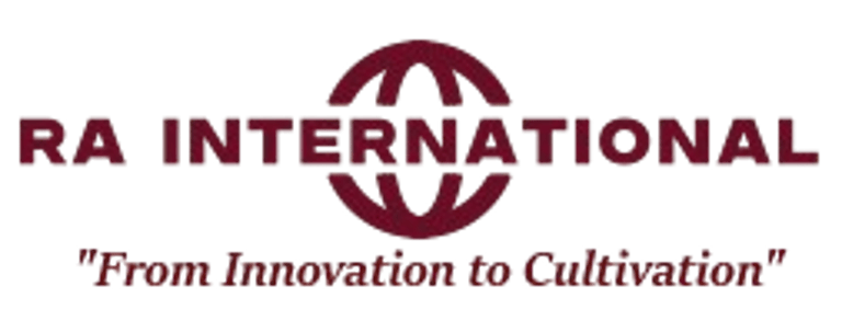 R A INTERNATIONAL logo