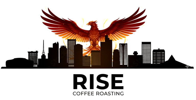 Rise coffee roasting logo