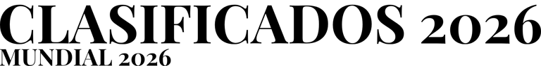 Clasificados Al Mundial 2026 logo