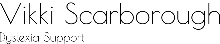 Vikki Scarborough Dyslexia Support logo
